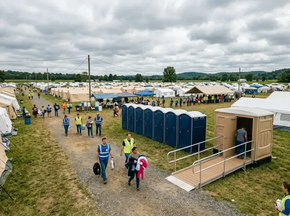 disaster-relief-camp-restrooms-010 — frequently asked questions, Dumpster & Portable Bathrooms Rental in Pemberwick, CT